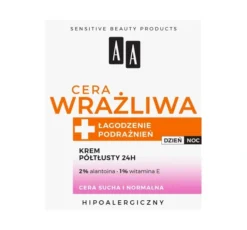 AA Cera Wrażliwa półtłusty krem 24h 50 ml