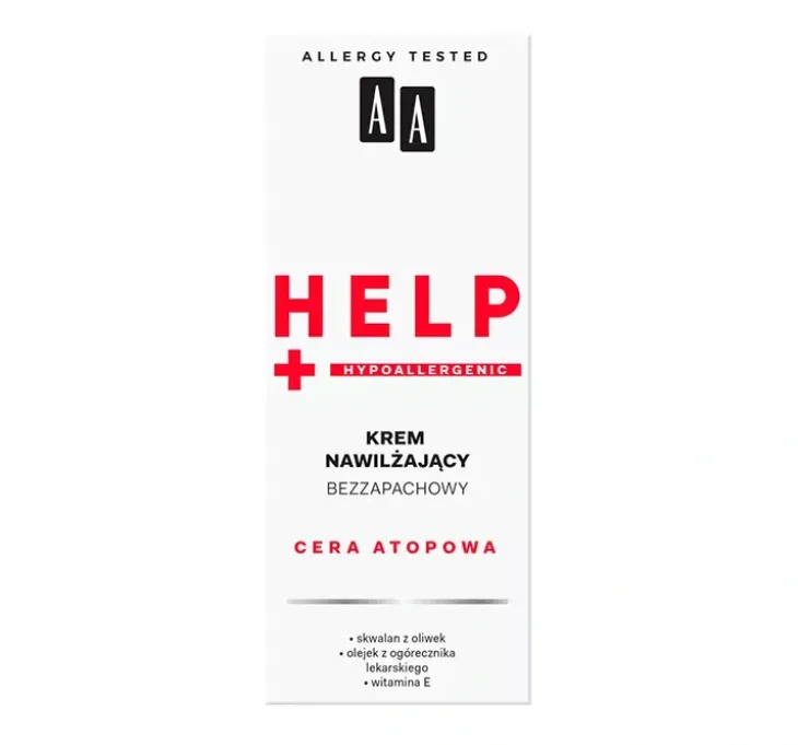 AA Help nawilżający krem do twarzy skóra atopowa 50 ml