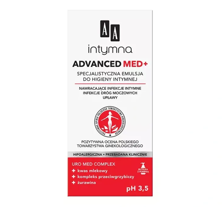 AA Intymna Advanced Med emulsja do higieny intymnej 300 ml