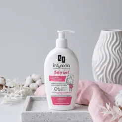 AA Intymna Baby Girl 0% emulsja do higieny intymnej od 1. roku życia dozownik 300 ml