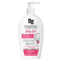 AA Intymna Baby Girl 0% emulsja do higieny intymnej od 1. roku życia dozownik 300 ml