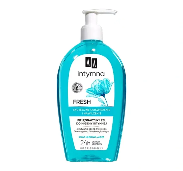 AA Intymna Fresh pielęgnujący żel do higieny intymnej 300 ml
