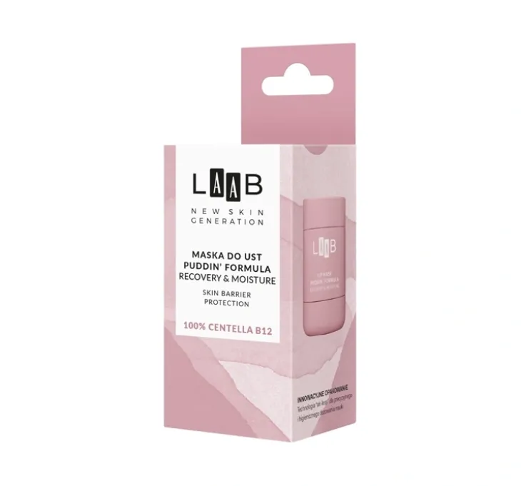AA LAAB 100% Centella B12 Puddin' Formula Recovery&Moisture maska do ust 15 g