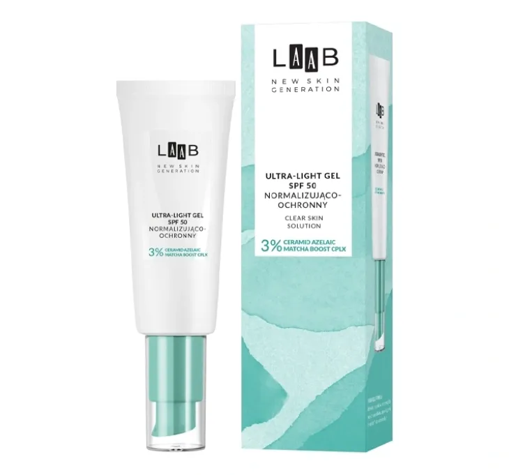 AA LAAB Clear Skin Solution normalizująco-ochronny ultralekki żel SPF50 40 ml