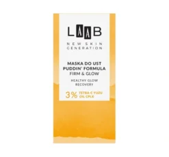 AA LAAB Tetra-C Yuzu Puddin' Formula Firm&Glow maska do ust 15 g