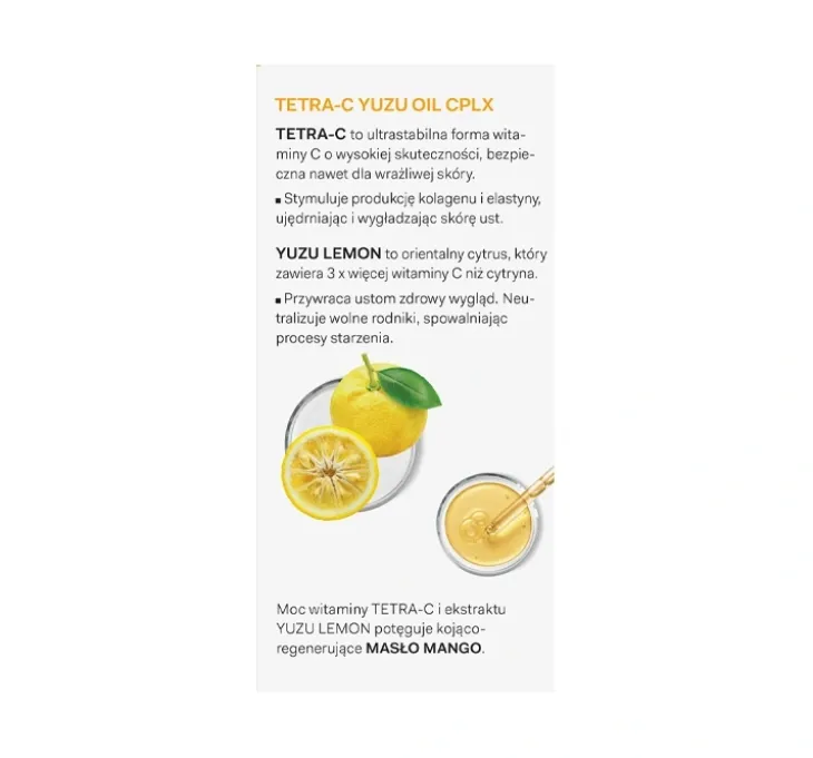AA LAAB Tetra-C Yuzu Puddin' Formula Firm&Glow maska do ust 15 g