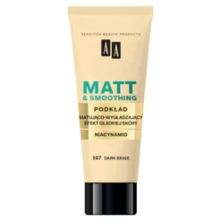AA Matt&Smoothing matująco-wygładzający podkład do twarzy 107 Dark Beige 30 ml