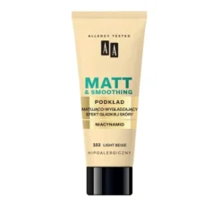 AA Matt&Smoothing matująco-wygładzający podkład do twarzy 103 Light Beige 30 ml