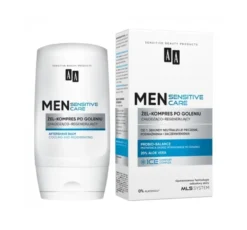 AA Men Sensitive Care chłodząco-regenerujący żel-kompres po goleniu 100 ml