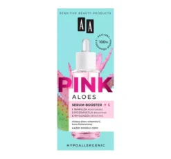 AA Pink Aloes intensywnie nawilżające serum-booster do twarzy 30 ml