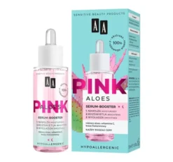 AA Pink Aloes intensywnie nawilżające serum-booster do twarzy 30 ml