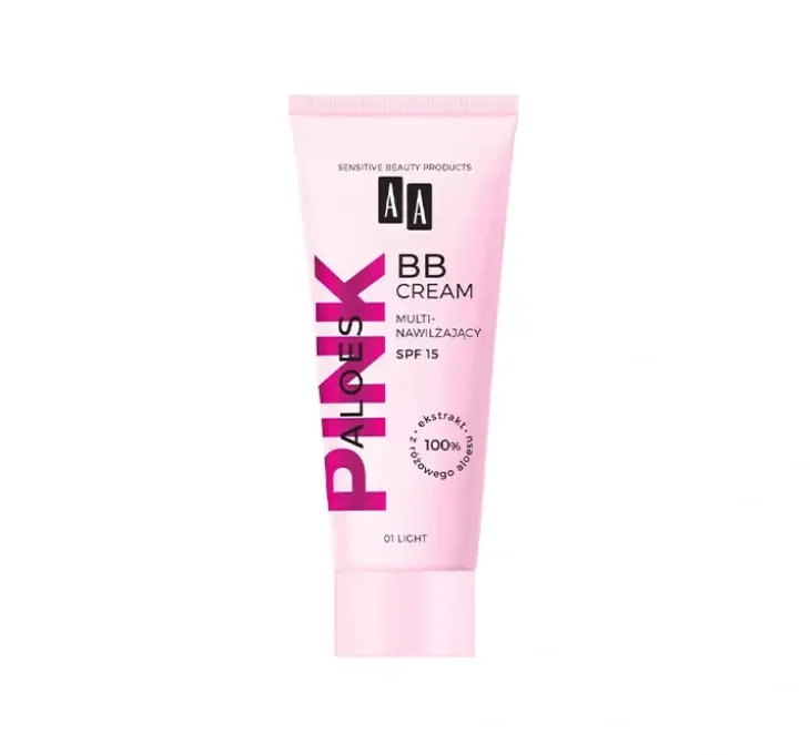 AA Pink Aloes multi-nawilżający krem BB SPF15 01 Light 30 ml