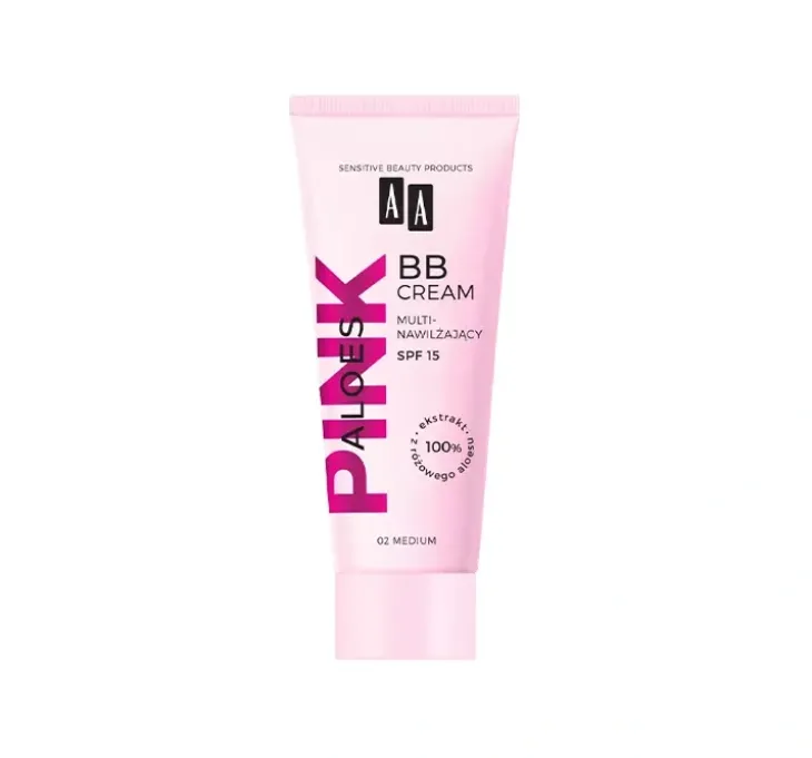 AA Pink Aloes multi-nawilżający krem BB SPF15 02 Medium 30 ml