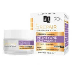 AA 5 Repair Intensywne Odżywianie 70+ regenerujący krem do twarzy na dzień i na noc 50 ml