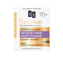 AA 5 Repair Intensywne Odżywianie 70+ regenerujący krem do twarzy na dzień i na noc 50 ml