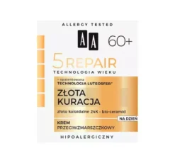 AA 5 Repair Złota Kuracja 60+ krem przeciwzmarszczkowy na dzień 50 ml