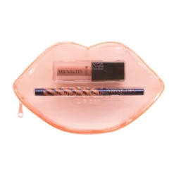 AA Wings Of Color Midnights zestaw prezentowy do makijażu ust konturówka 0,25 g + pomadka 5 ml + kosmetyczka 01 Moon Beige