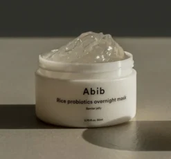 Abib Rice Probiotics Overnight Mask Barrier Jelly maska na noc z probiotykami ryżowymi 80 ml