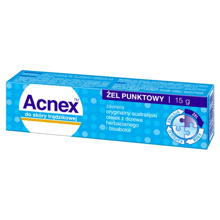 Acnex żel punktowy do skóry trądzikowej 15 g