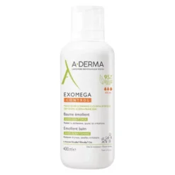 A-Derma Exomega Control balsam emolient przeciw drapaniu redukuje suchość, łagodzi podrażnienia 400 ml