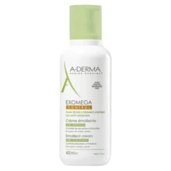A-Derma Exomega Control krem emolient przeciw drapaniu redukuje suchość, łagodzi podrażnienia 400 ml