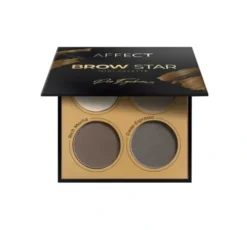 Affect Brow Star mini paleta prasowanych cieni do brwi 4 x 2 g