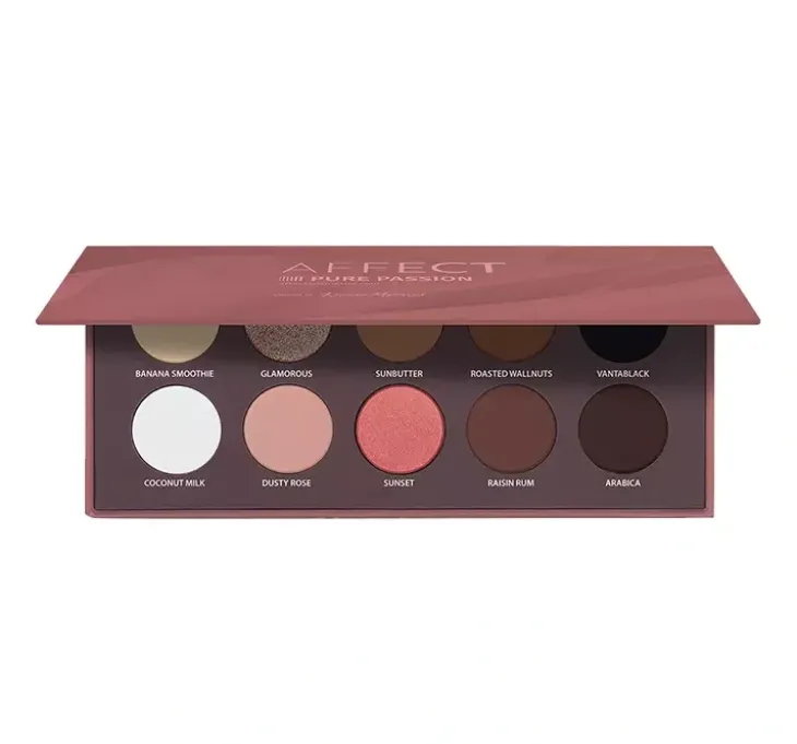 Affect Pure Passion paleta 10 cieni do powiek