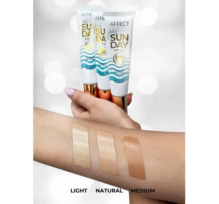 Affect Sunday wielofunkcyjny krem BB SPF50+ Natural 30 ml