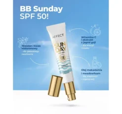 Affect Sunday wielofunkcyjny krem BB SPF50+ Natural 30 ml