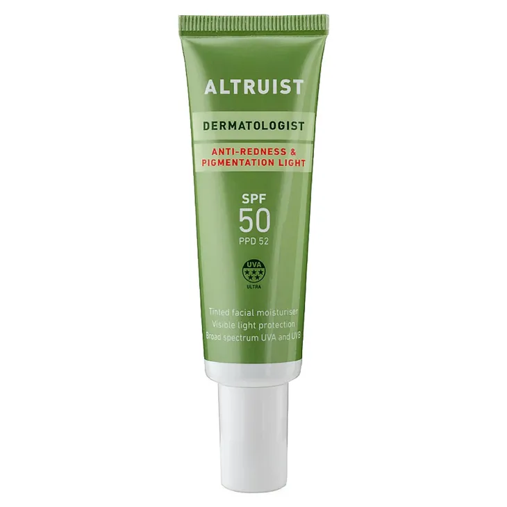 Altruist Dermatologist przeciwsłoneczny krem do twarzy SPF50 korygujący zaczerwienienia i przebarwienia 30 ml