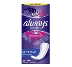 Always Dailies Extra Protect Long Plus wkładki higieniczne 44 sztuk