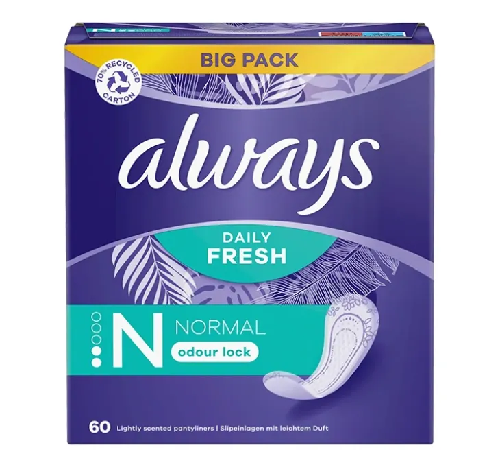 Always Dailies Fresh&Protect wkładki higieniczne Normal 60 sztuk