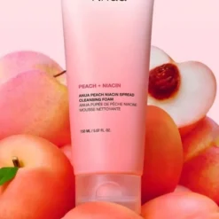 Anua Peach Niacin Spread Cleansing Foam oczyszczająca pianka do mycia twarzy z ekstraktem z brzoskwini 150 ml