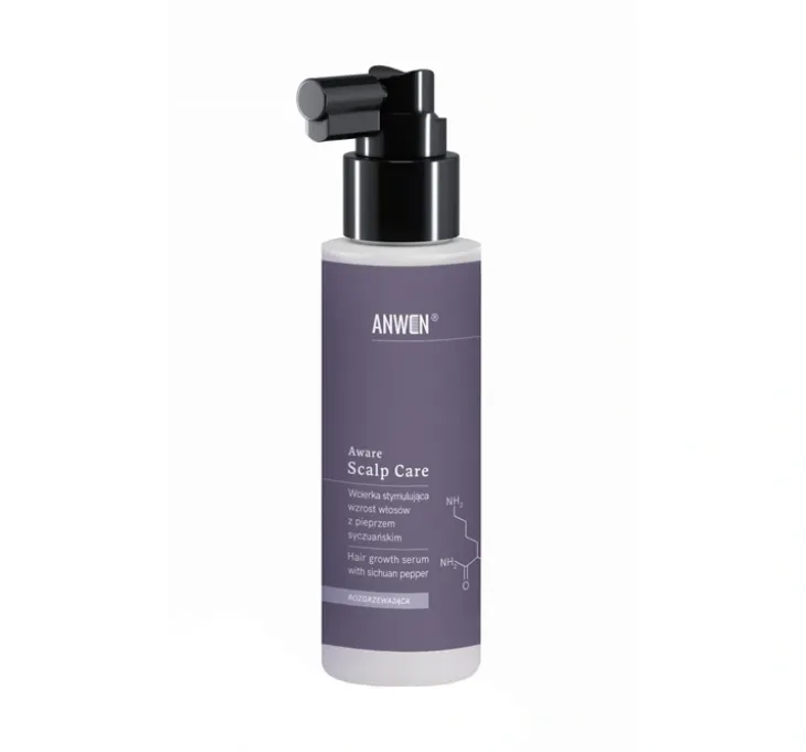 Anwen Aware Scalp Care wcierka stymulująca wzrost włosów z pieprzem syczuańskim 100 ml