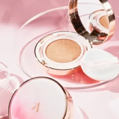 Aperire Day Dream Cover Cushion SPF50+ PA++++ kryjący podkład do twarzy w kompakcie 02 Warm Vanilla 13 g