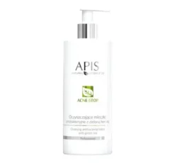 Apis Acne Stop oczyszczające mleczko antybakteryjne z zieloną herbatą 300 ml