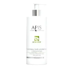 Apis Acne Stop oczyszczający tonik antybakteryjny z zieloną herbatą 500 ml