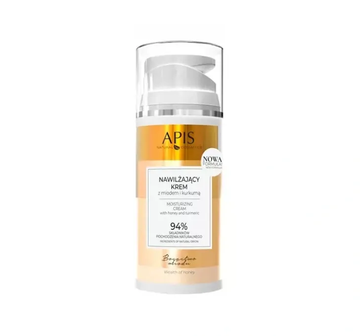 Apis Bogactwo Miodu nawilżający krem z miodem i kurkumą 100 ml
