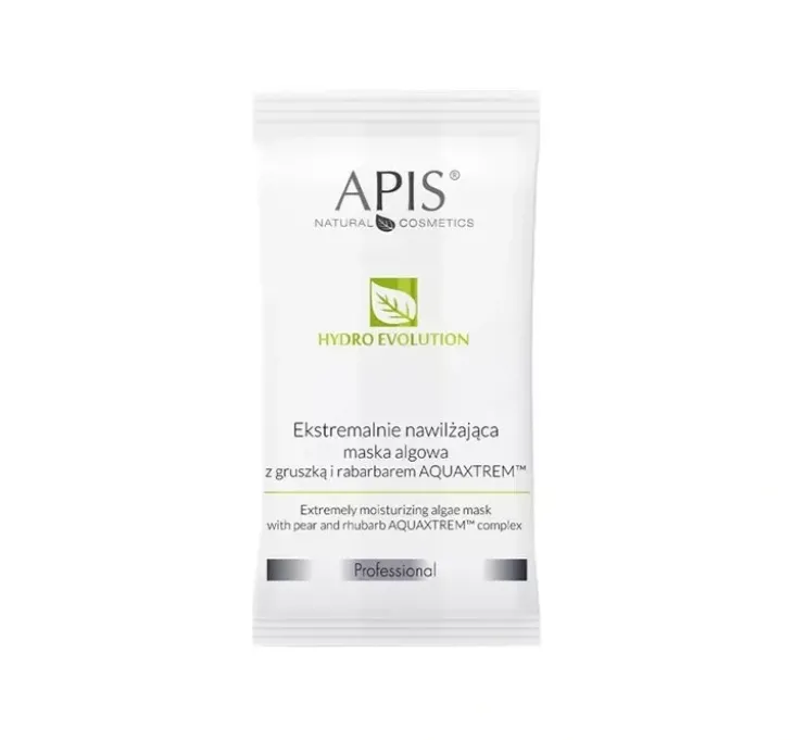 Apis Hydro Evolution nawilżająca maska algowa z gruszką i rabarbarem Aquaxtream 20 g