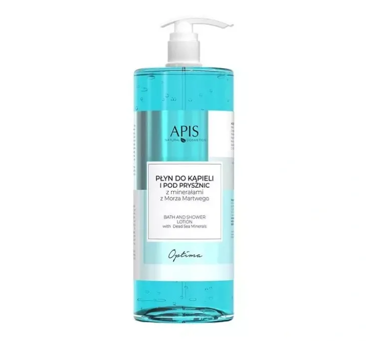 Apis Optima płyn do kąpieli i pod prysznic z minerałami z Morza Martwego 1000 ml