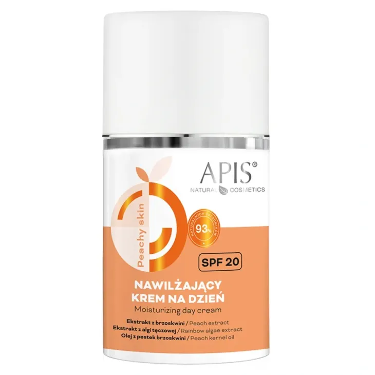 Apis Peachy Skin nawilżający krem na dzień SPF 20 50 ml