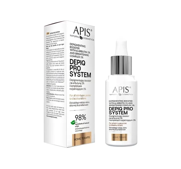 Apis Professional Depiq Pro System depigmentujący booster do twarzy 30 ml