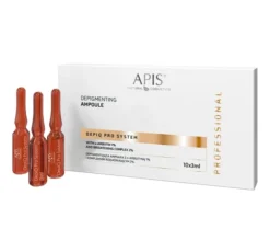 Apis Professional Depiq Pro System depigmentująca ampułka do twarzy 10 x 3 ml
