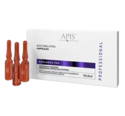 Apis Professional Exosomes Pro biostymulujące ampułki do twarzy z roślinnymi egzosomami 10 x 3 ml
