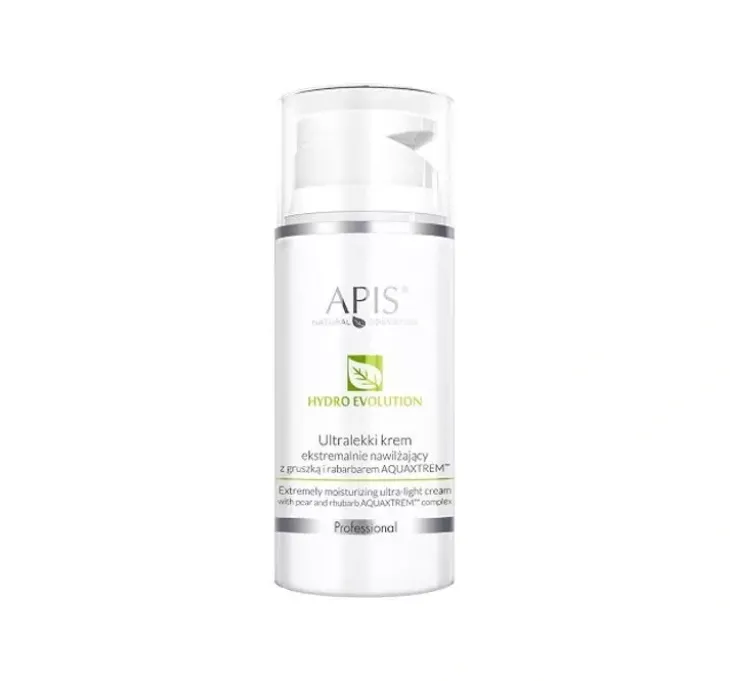 Apis Professional Hydro Evolution ultralekki krem do twarzy z gruszką i rabarbarem 100 ml