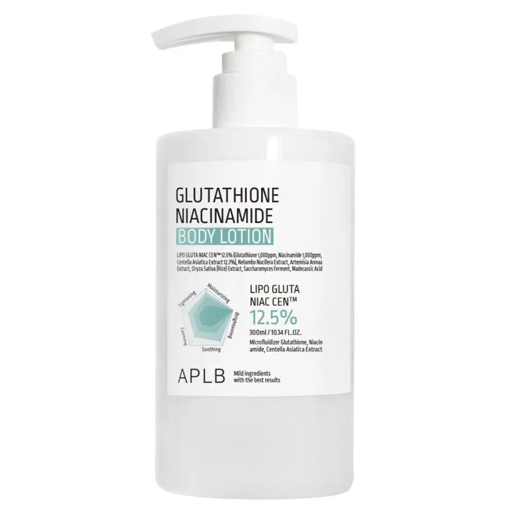 APLB Glutathione Niacinamide Body Lotion rozjaśniająco-nawilżający balsam do ciała 300 ml