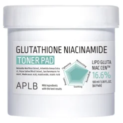 APLB Glutathione Niacinamide Toner Pad rozjaśniające płatki do twarzy 60 sztuk