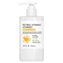 APLB Retinol Vitamin C Vitamin E Body Lotion ujędrniający balsam do ciała z retinolem 300 ml