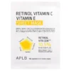 APLB Retinol Vitamin C Vitamin E Sheet Mask maska w płachcie z retinolem i witaminami C i E 25 ml