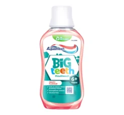 Aquafresh Big Teeth Mouthwash płyn do płukania jamy ustnej dla dzieci bezalkoholowy 300 ml